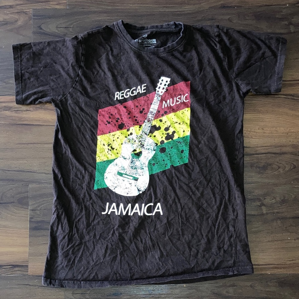 Brown Jamaica Reggae Music T-Shirt
